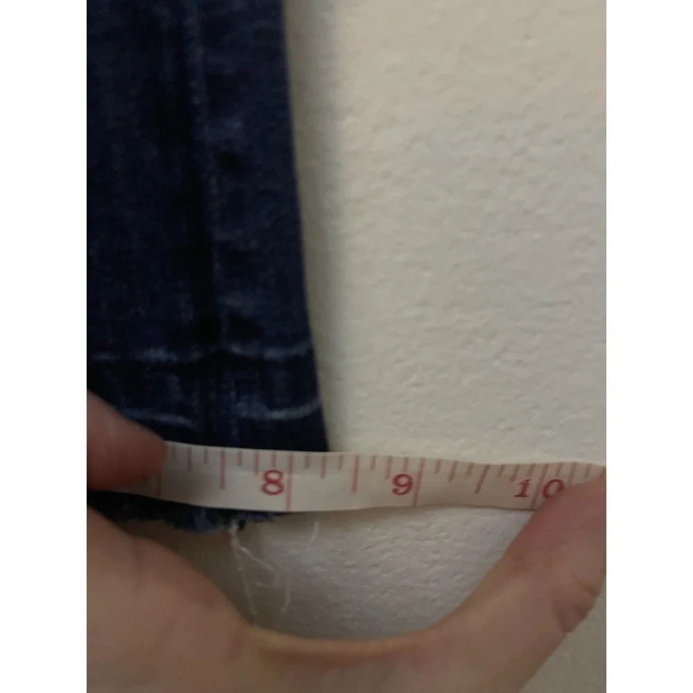VERONICA BEARD Carolyn 10" Baby Boot Dark Vintage Patch Pocket Kick Flare Jean27 - Picture 14 of 14